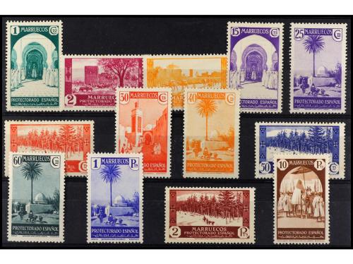 * COLONIAS ESPAÑOLAS: MARRUECOS. Ed. 148/60. SERIE COMPLETA,