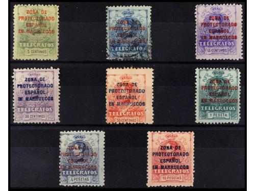 (*) COLONIAS ESPAÑOLAS: MARRUECOS. Ed. 9/16. TELÉGRAFOS. SER