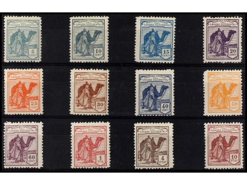 * COLONIAS ESPAÑOLAS: SAHARA. Ed. 1/12. SERIE COMPLETA, 12 v