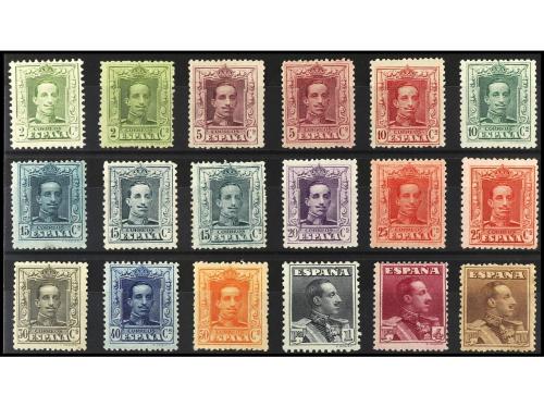 * ESPAÑA. Ed. 310/23+310A/7A. SERIE COMPLETA. 18 valores inc