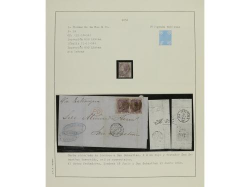 LOTES y COLECCIONES. GRAN BRETAÑA. VICTORIA. Colección monta