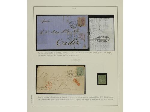 LOTES y COLECCIONES. GRAN BRETAÑA. VICTORIA. Colección monta