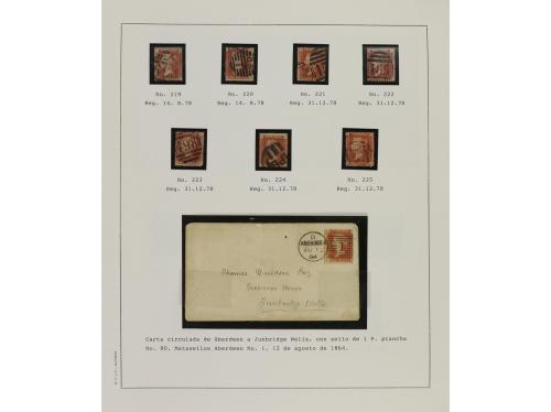 LOTES y COLECCIONES. GRAN BRETAÑA. VICTORIA. Colección monta