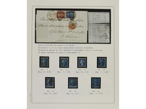 LOTES y COLECCIONES. GRAN BRETAÑA. VICTORIA. Colección monta