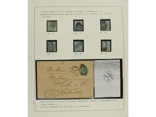 LOTES y COLECCIONES. GRAN BRETAÑA. VICTORIA. Colección monta