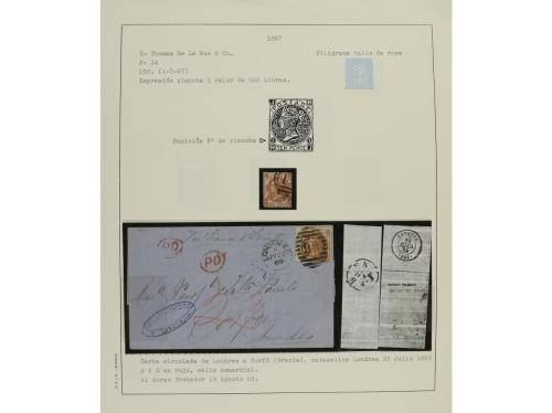 LOTES y COLECCIONES. GRAN BRETAÑA. VICTORIA. Colección monta