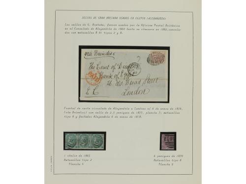 LOTES y COLECCIONES. GRAN BRETAÑA. VICTORIA. Colección monta