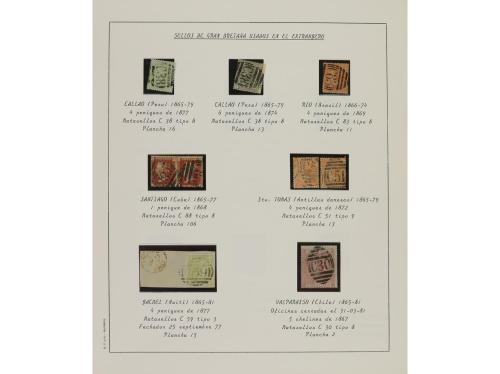 LOTES y COLECCIONES. GRAN BRETAÑA. VICTORIA. Colección monta