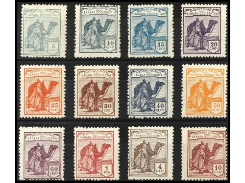 ** COLONIAS ESPAÑOLAS: SAHARA. Ed. 1/12. SERIE COMPLETA, 12 