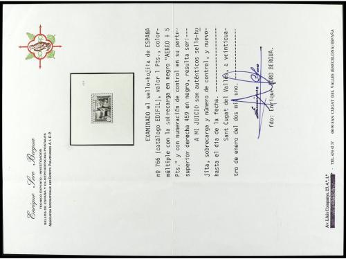 (**) ESPAÑA. Ed. 766. HB. Aéreo + 5 pts. 1ª tirada (Ed. 766a