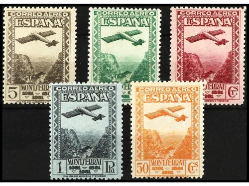 ** ESPAÑA. Ed. 650/4. SERIE COMPLETA, 5 valores. Mejor centr