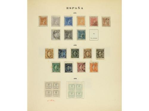 LOTES y COLECCIONES. ESPAÑA. Colección en álbum Philos de 18