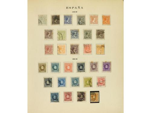 LOTES y COLECCIONES. ESPAÑA. Colección en álbum Philos de 18