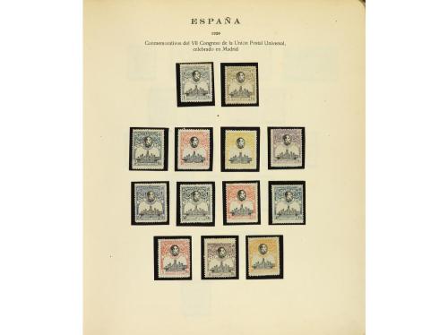 LOTES y COLECCIONES. ESPAÑA. Colección en álbum Philos de 18