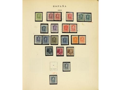 LOTES y COLECCIONES. ESPAÑA. Colección en álbum Philos de 18