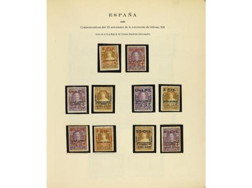 LOTES y COLECCIONES. ESPAÑA. Colección en álbum Philos de 18