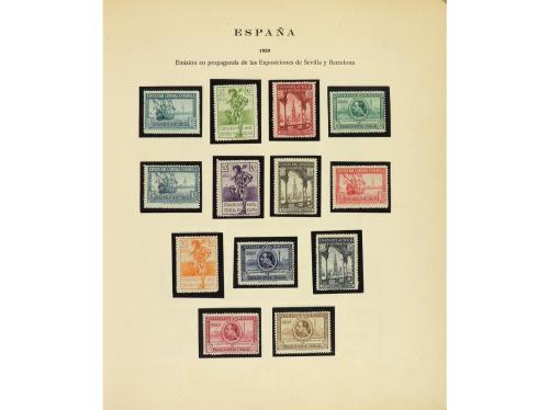 LOTES y COLECCIONES. ESPAÑA. Colección en álbum Philos de 18