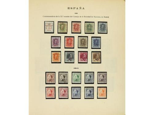 LOTES y COLECCIONES. ESPAÑA. Colección en álbum Philos de 18