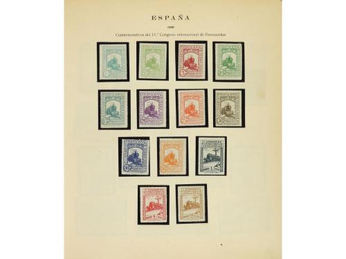 LOTES y COLECCIONES. ESPAÑA. Colección en álbum Philos de 18