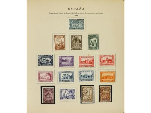 LOTES y COLECCIONES. ESPAÑA. Colección en álbum Philos de 18