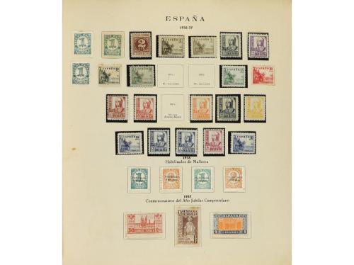 LOTES y COLECCIONES. ESPAÑA. Colección en álbum Philos de 18