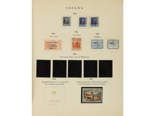 LOTES y COLECCIONES. ESPAÑA. Colección en álbum Philos de 18