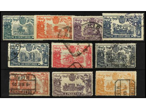 º ESPAÑA. Ed. 257/66. SERIE COMPLETA, 10 valores. A EXAMINAR