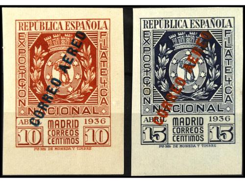 ESPAÑA. Ed. ** 729 y * 730. SERIE COMPLETA, 2 valores. Ampli