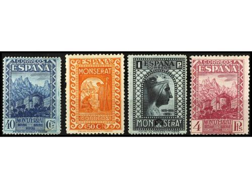 * ESPAÑA. Ed. 644/47. 40 cts. a 4 pts. 4 valores. 50 cts. di