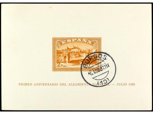 ° ESPAÑA. Ed. 838/39. HB SIN DENTAR. Mat. póstumo. Leves ade