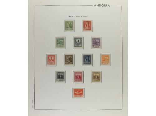 LOTES y COLECCIONES. ANDORRA ESPAÑOLA. Colección completa mo