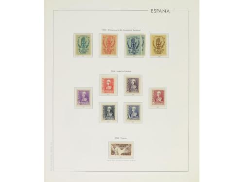 LOTES y COLECCIONES. ESPAÑA. Colección en álbum Edifil de 19
