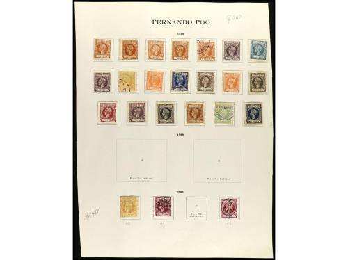 LOTES y COLECCIONES. COLONIAS ESPAÑOLAS. FERNANDO POO. Conju