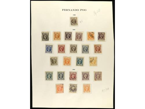 LOTES y COLECCIONES. COLONIAS ESPAÑOLAS. FERNANDO POO. Conju
