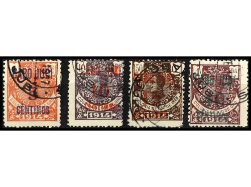 * COLONIAS ESPAÑOLAS: CABO JUBY. Ed. 1/3 y 4A. CUATRO valore