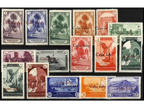 * COLONIAS ESPAÑOLAS: CABO JUBY. Ed. 51/66. SERIE COMPLETA. 