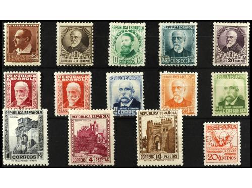* ESPAÑA. Ed. 662/75 y 676. SERIES COMPLETAS, 14 valores. Ur