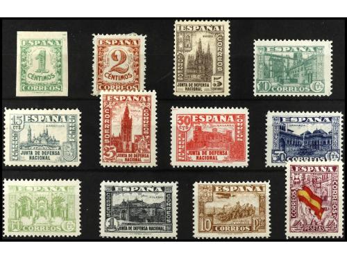 * ESPAÑA. Ed. 802/13. SERIE COMPLETA, 12 valores. Valores cl