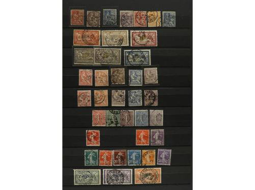 LOTES y COLECCIONES. FRANCIA. Magnífica colección en 2 clasi