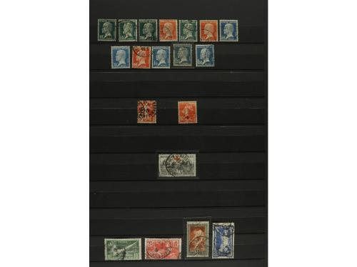 LOTES y COLECCIONES. FRANCIA. Magnífica colección en 2 clasi