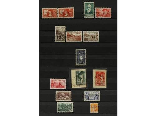 LOTES y COLECCIONES. FRANCIA. Magnífica colección en 2 clasi