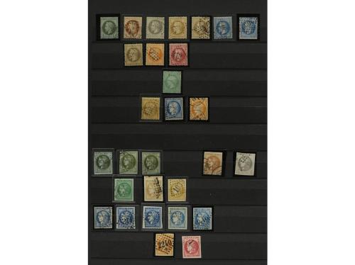 LOTES y COLECCIONES. FRANCIA. Magnífica colección en 2 clasi