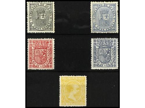 */(*) ESPAÑA. Ed. 141/2, 229 Y 230. SERIES COMPLETAS, 5 valo