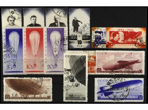 ° RUSIA. Ed. 530/5, Av. 33/7 y Av. 38/40. SERIES COMPLETAS. 