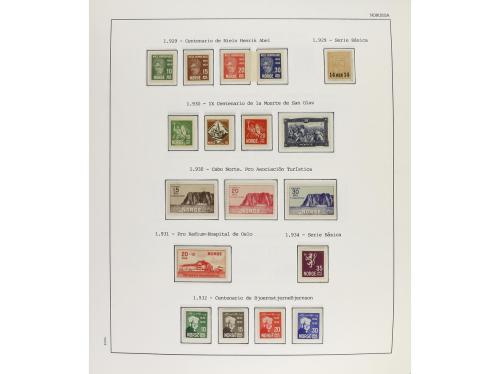 LOTES y COLECCIONES. DINAMARCA. Colección en 3 álbumes y 1 