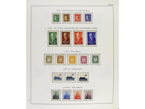 LOTES y COLECCIONES. DINAMARCA. Colección en 3 álbumes y 1 