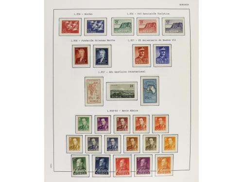 LOTES y COLECCIONES. DINAMARCA. Colección en 3 álbumes y 1 