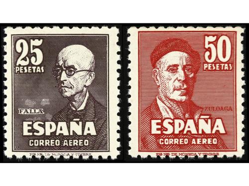 ** ESPAÑA. Ed. 1015/6. SERIE COMPLETA, 2 valores. Cat. 300&euro;.