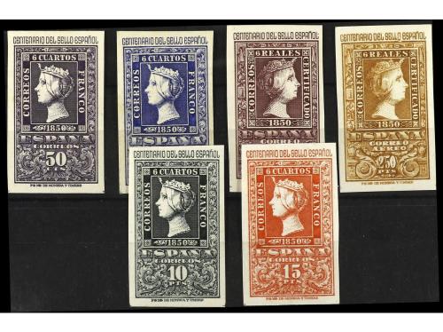 * ESPAÑA. Ed. 1075/80. SERIE a falta del 20 y 25 pts. 50 y 7