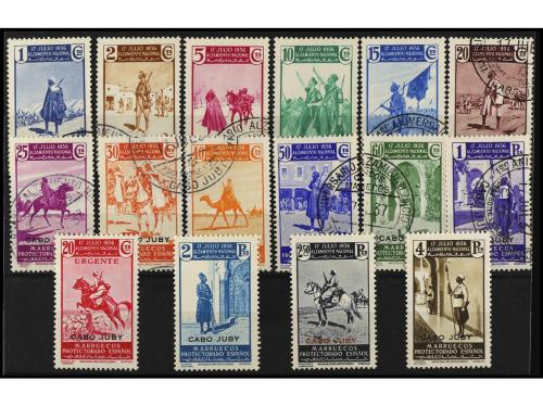*/º COLONIAS ESPAÑOLAS: CABO JUBY. Ed. 85/99 y 101. SERIE CO